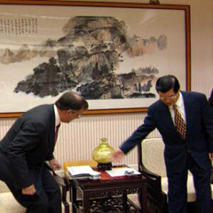 行政院院長蕭萬長接見亞洲學會副總Marshall Boulon