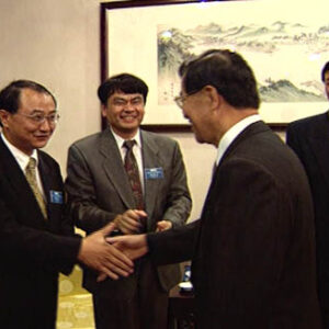 行政院院長蕭萬長接見南加州華人電腦協會訪問團