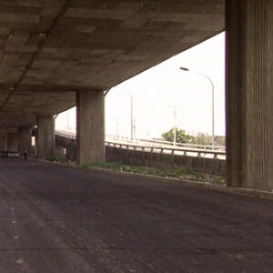 行政院院長蕭萬長視察東西向快速公路工程