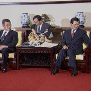 行政院院長蕭萬長接見日本媒體駐香港負責人訪華團