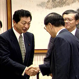 行政院院長蕭萬長接見日本眾議員愛知和男一行