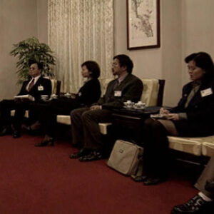 行政院院長蕭萬長接見美加地區華文新聞傳播人士