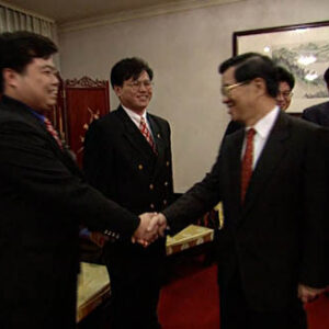 行政院院長蕭萬長接見青商會會務執行人員