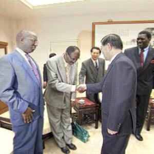 行政院院長蕭萬長接見塞內加爾衛生部長迪奧普