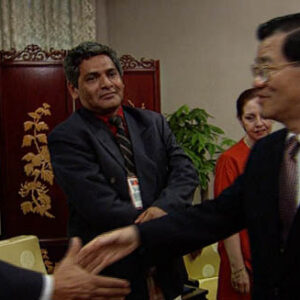 行政院院長蕭萬長接見中南美專欄作家一行