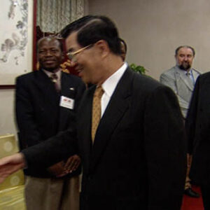 行政院院長蕭萬長接見史史瓦濟蘭經濟企劃部長希托雷及農業部長法努拉吉一行