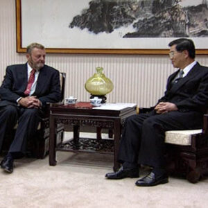 行政院院長蕭萬長接見丹麥社民黨國會黨團主席席蒙生夫婦及社民黨發言人布克斯提議員夫婦