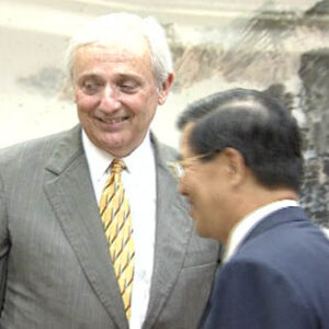 行政院院長蕭萬長接建美國聯邦眾議員庫克西一行