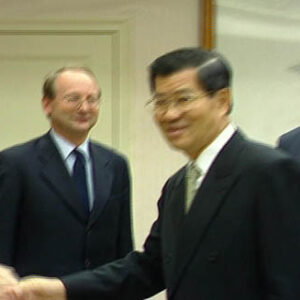 行政院院長蕭萬長接見荷蘭經濟部對外關係發展總司長安格寧