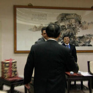 行政院院長蕭萬長接見尼加拉瓜駐華大使史肯達離華辭行