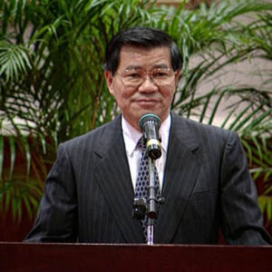 行政院院長蕭萬長出席前農委會主委彭作奎一等功績獎章頒獎典禮