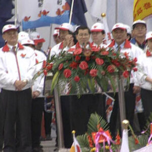 副總統連戰、行政院院長蕭萬長參加嘉義造勢活動