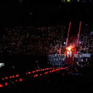 李登輝總統及行政院院長蕭萬長參加八十八年運動會開幕典禮