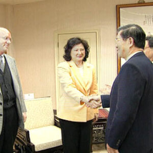 行政院院長蕭萬長接見摩特羅拉無線電部亞太部總裁Ms.Soek  King KO