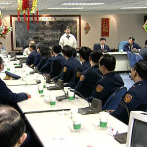 行政院院長蕭萬長訪視中正機場