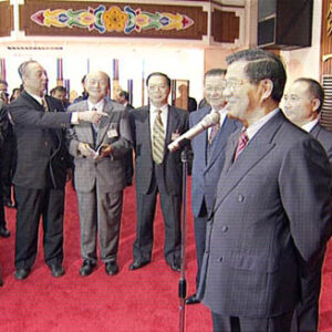 行政院院長蕭萬長參加立法院立法委員聯誼會新春茶會