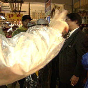 行政院院長蕭萬長拜訪仁愛市場