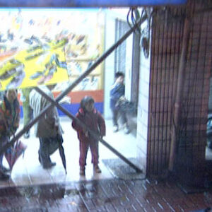 行政院院長蕭萬長至基隆市遊街車隊拜票