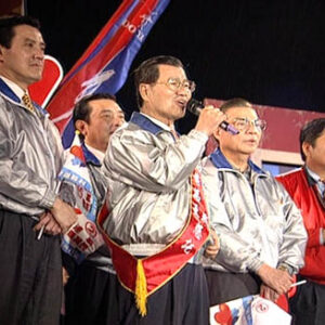 行政院院長蕭萬長參加北部地區大團結之夜