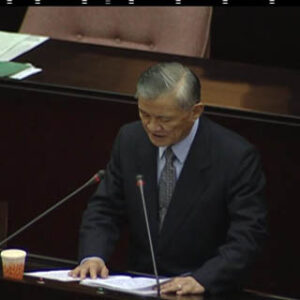 行政院院長唐飛出席立法院發表施政報告