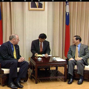 行政院院長張俊雄接見美國聯邦眾議員柯若禮