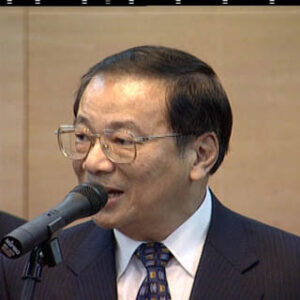 行政院院長張俊雄與媒體們茶敘