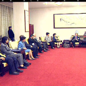 行政院院長張俊雄接見二二八家屬代表