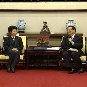 行政院院長張俊雄與女性首長下午茶