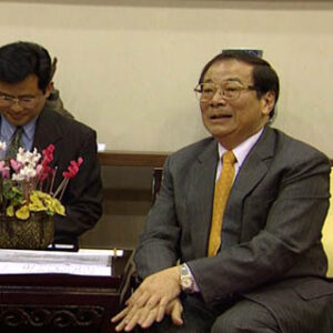 行政院院長張俊雄接見原住民國家公園國際論壇馬修連恩