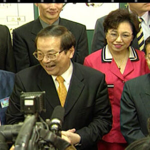 行政院院長張俊雄視訪基本學力測驗前鎮高中試場