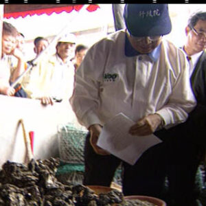 行政院院長張俊雄視察彰化王功漁港