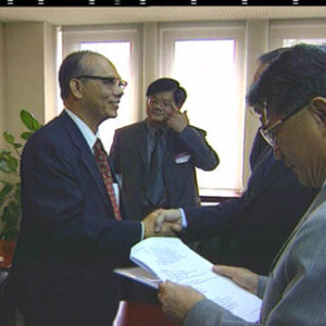 行政院院長張俊雄接見海外生技專家