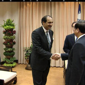 行政院院長張俊雄接見外賓