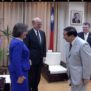 行政院院長張俊雄接見美國聯邦眾議員霍福、伉儷及金恩