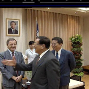 行政院院長張俊雄接見亞洲事務英文季刊發行人暨總經理