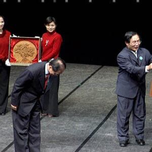 行政院院長游錫堃赴宜蘭縣政府舉辦的慶生會