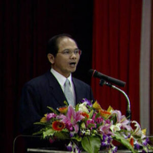 行政院院長游錫堃主持「國防資源釋商政策說明會」