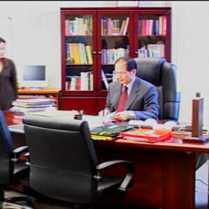 行政院院長游錫堃形象影片拍攝過程