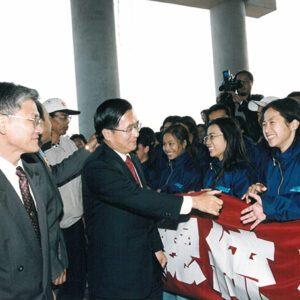 陳水扁總統於金門縣參加國立高雄應用科技大學金門分部教學大樓啟用典禮-陳水扁總統活動照片-MOFA109179CF-2020-12-PH00022-002