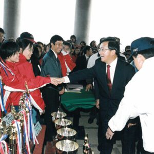 陳水扁總統於金門縣參加國立高雄應用科技大學金門分部教學大樓啟用典禮-陳水扁總統活動照片-MOFA109179CF-2020-12-PH00022-003