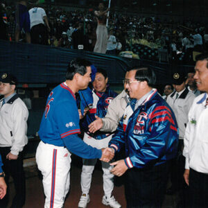 陳水扁總統於高雄縣觀看世界盃棒球賽-中華與美國之戰-陳水扁總統活動照片-MOFA109179CF-2020-12-PH00022-021