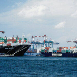 高雄港的碼頭設備和貨櫃倉儲吞吐量極大，是世界名列前茅的港口之一。-駐馬達加斯加代表處國情照片展-MOFA109179CF-2020-12--PH00038-032