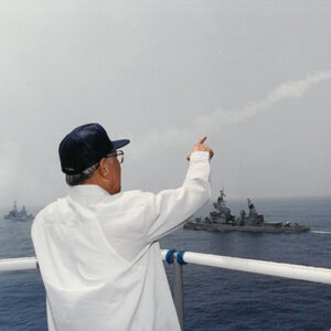 總統視導海軍自強七號演習操演 左營-李總統照片冊-MOFA109179CF-2020-12-PH00110-059