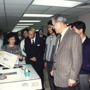 總統參觀台灣日報社 台中-李總統照片冊-MOFA109179CF-2020-12-PH00110-156