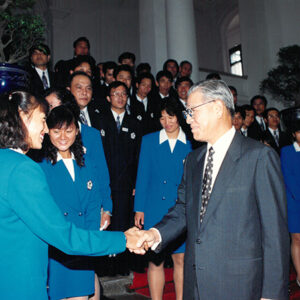 總統以茶會款待中華奧運代表團全體隊職員於總統府-李總統照片冊-MOFA109179CF-2020-12-PH00113-025