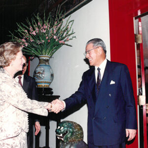 總統接見柴契爾夫人及夫婿於圓山飯店-李總統照片冊-MOFA109179CF-2020-12-PH00113-042