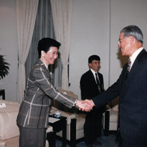 總統接見美國二二八遺族回國訪問團郭勝華等人於總統府-李總統照片冊-MOFA109179CF-2020-12-PH00118-065