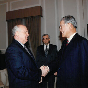 總統接見蘇聯總統戈巴契夫夫婦於台北賓館-李總統照片冊-MOFA109179CF-2020-12-PH00118-078