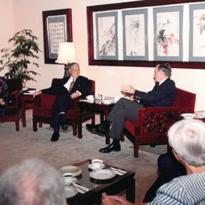 總統偕夫人歡送美前總統布希伉儷於中正機場-李總統照片冊-MOFA109179CF-2020-12-PH00119-073