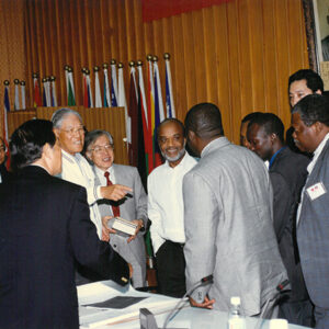 李登輝總統陪同海地總統蒲雷華訪視土地改良所 桃園-李登輝總統活動照片冊-MOFA109179CF-2020-12-PH00166-042